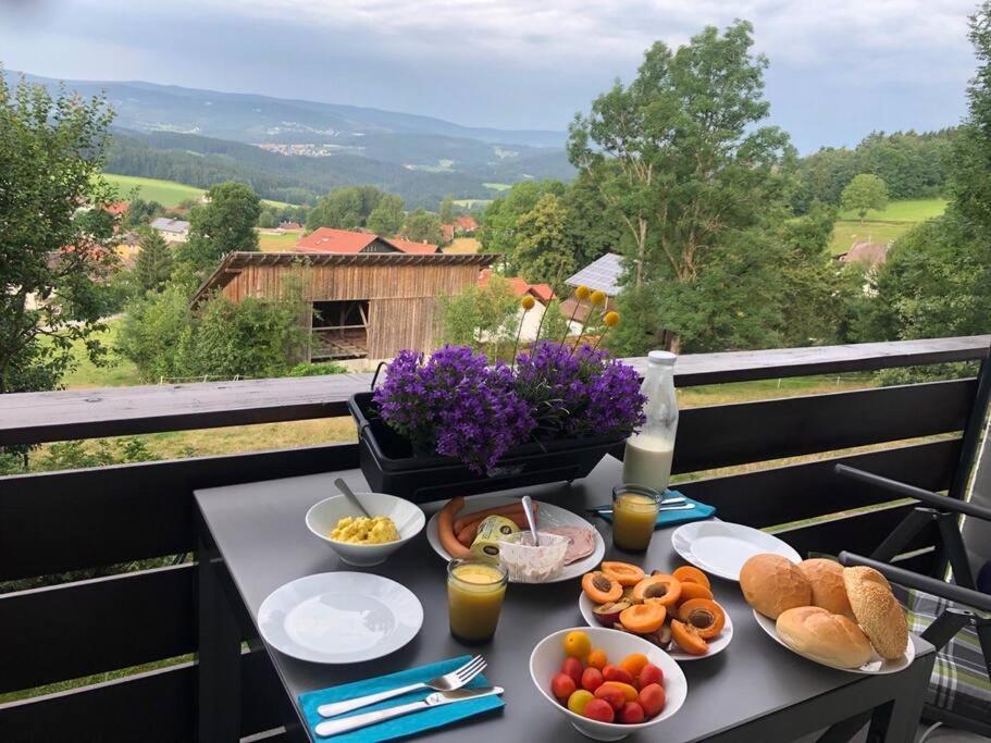 Apartment Panoramablick 2 Böbrach 外观 照片
